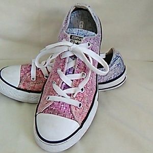 Converse All Stars Multi-color lace up sneakers